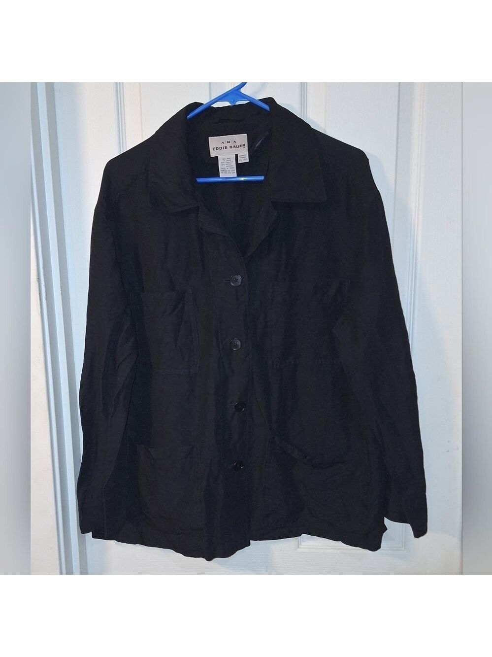 Eddie Bauer Black Blazer Jacket Women's XL